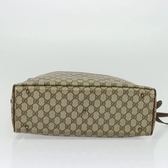 GUCCI GG Supreme Shoulder Bag PVC Beige Auth 133313 - Picture 7 of 16